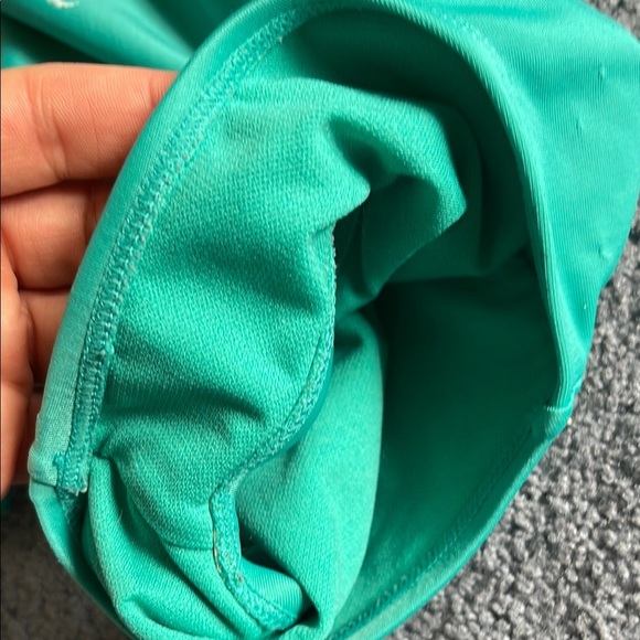 Cat & Jack Teal Mermaid Rashguard Swim Set with Skirt - Picture 5 of 10